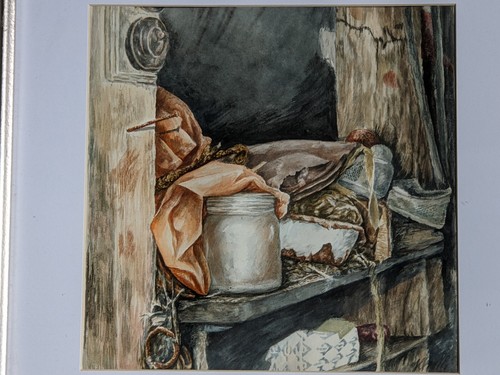 Vintage original aquarell - vintage,