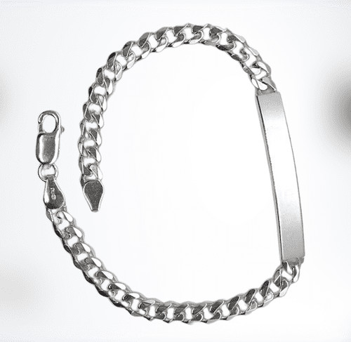 Silber armband panzer - armband, mit