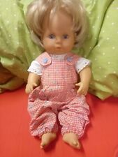 Niedliche Schlafaugen-Babypuppe von Zapf Creation 1992, ca. 40 cm