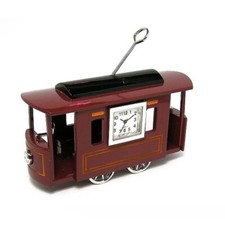 Tischuhr Strassenbahn Retro -