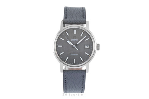 Omega geneve grey dial stahl - dial,
