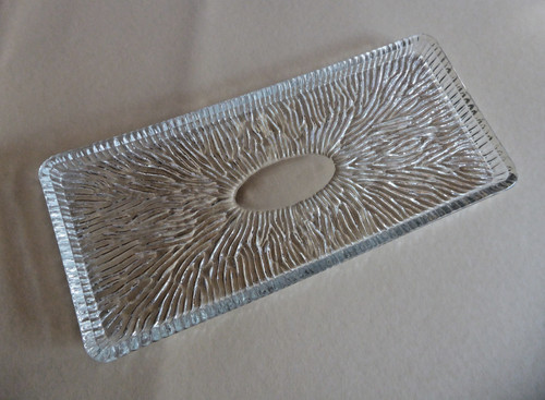 Vintage glas stollenplatte - vintage,