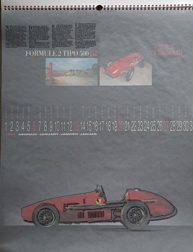 Kalender idea ferrari - kalender, l'idea