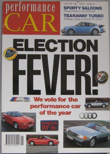 Performance car 1991 - performance, 01/1991