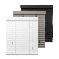 Jalousie Holzjalousie matt Premium Holz Rollo Echtholz Holzrollo Lamelle 50mm