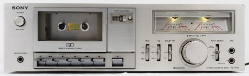 Sony stereo cassette deck - sony,