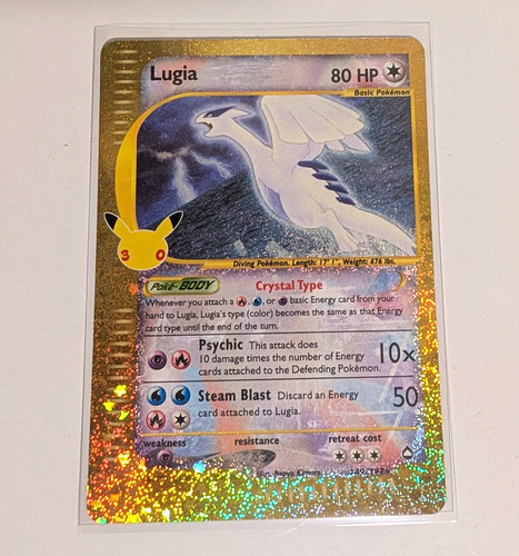 Pokémon tcg lugia 30th - pokémon,