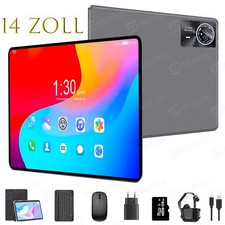 2025 14 Zoll Android 15 Tablet PC 24GB+256GB Octa-Core 8580mAh 2SIM 2.4K IPS GPS