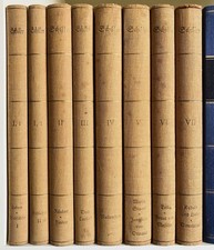 Schillers Werke - 8 Bd. kompl. - Ludwig Bellermann - Bibliogr. Institut - Leinen