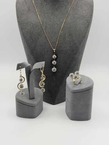 Damen schmuckset schmuck - schmuckset, gold