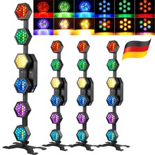 4stk 400w rgb cob led - 4stk,