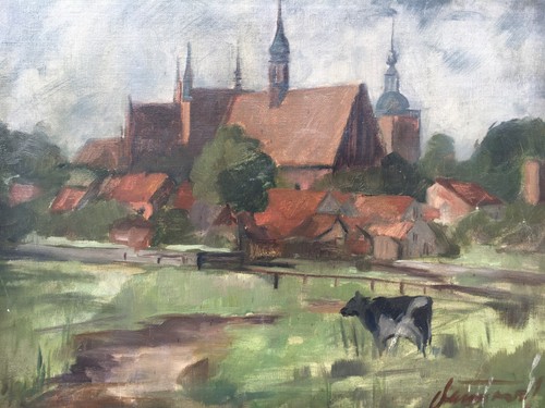 Kleinstadt kirche kuh - kleinstadt,