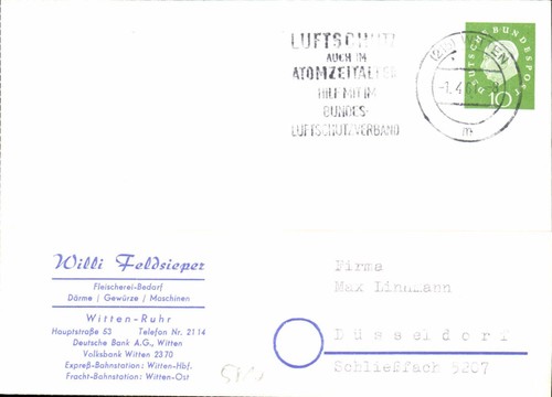 Postkarte - (y3874),