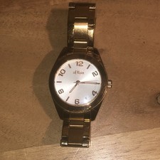 S.Oliver Damenuhr rosegold