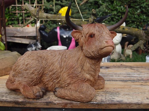 Highland rind deko - rind, figur