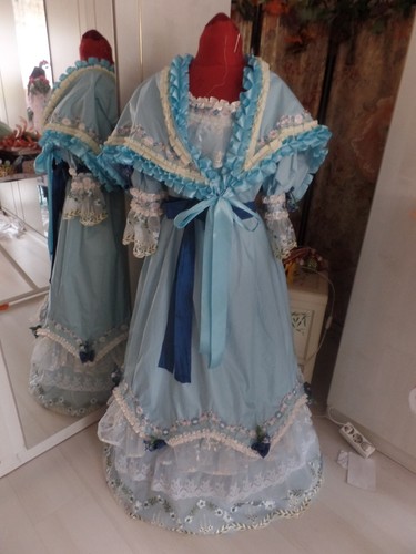 Kostüm kleid biedermeierkleid - kleid,