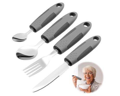Ergonomisches besteck set - ergonomisches,