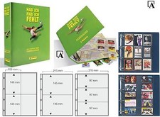Fußball Sammelalbum System für Autogrammkarten Sammelkarten Sticker Panini u.a.