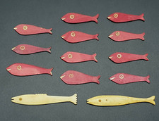 Konvolut 13 Georgische Fisch Gaming Zähler Gewindehalter