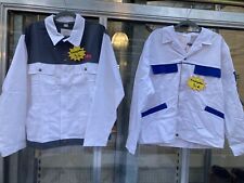 Arbeitsjacke Malerjacke Reißverschluss + Druckknöpfe Maurer, 2 Farben, v. Größen