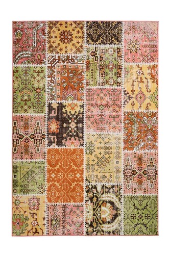 Patchwork teppich kurzflor - patchwork,