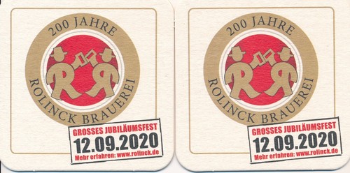 Serienbierdeckel aus