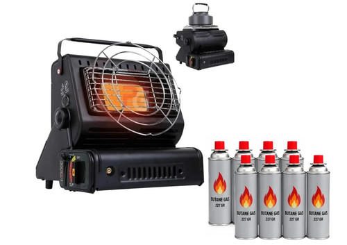 Gasheizung 2in1 camping - gasheizung,