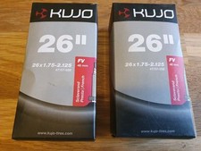 2x 26 x 1.75 - 2.125 Zoll Kujo Fahrradschlauch MTB SV Sclaverandventil