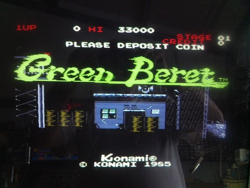 Vintage green beret arcade - green,