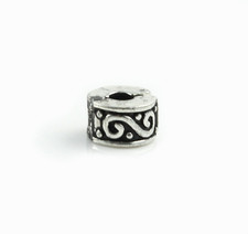 Metallperlen clip antik - metallperlen,