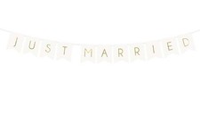 Girlande Hochzeit Just Married