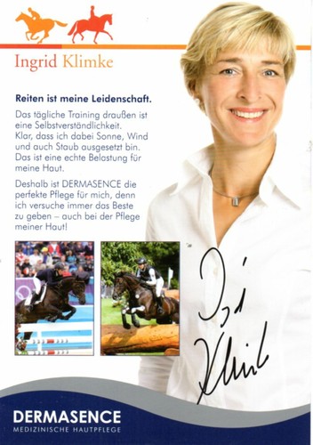 Autogramm ingrid klimke - -,