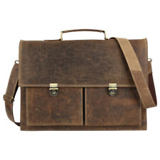 Ven Tomy Leder Aktentasche Lehrertasche Businesstasche 028