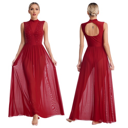 Damen tanzkleid glitzer strass - tanzkleid,