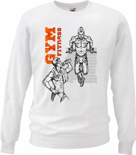 Sweatshirt gym bodybuilding - sweatshirt,