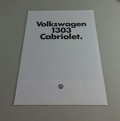 Prospekt broschüre vw - prospekt,