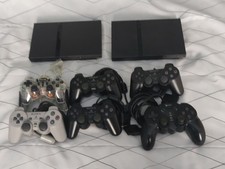 2 x Playstation 2 slim konsole mit Defekten Laser, mit 6 Controller Defekt