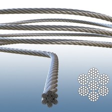 Edelstahl Seil 7x19 V4A Niro