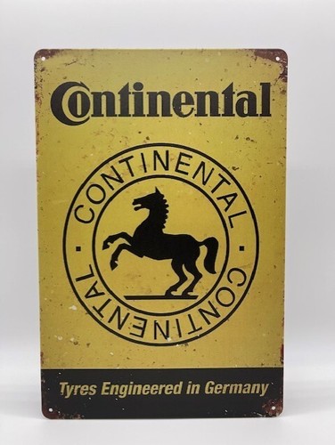 Blechschild continental - blechschild,