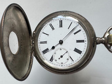 System Glashütte Taschenuhr  Herren  800er Silber  Antik um 1920   - Werk läuft