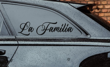 La Familia Car Auto Sticker Tuning JDM Decal Spruch Bike LKW Truck