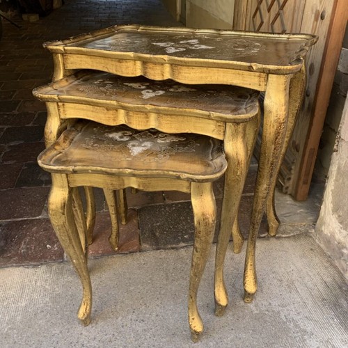 3er set tischchen - set, florentiner
