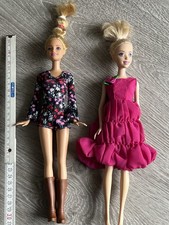Zwei Barbiepuppen blond