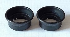 2x Carl Zeiss Augenmuscheln f. Mikroskop Okular W10x/25 Brille  eye piece eyecup