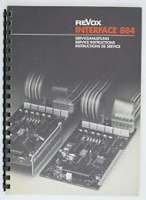 Original REVOX Interface 884 Serviceanleitung/Service Instructions