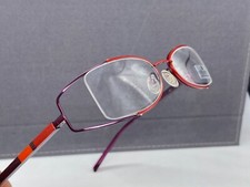 Gold Wood Brille Damen Rot