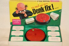 Denk fix!  - Rate-Klassiker  Spear Spiel  70iger Jahre 3 Sprachen englisch franz