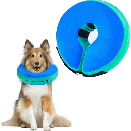 Aufblasbare hundekragen - aufblasbare,