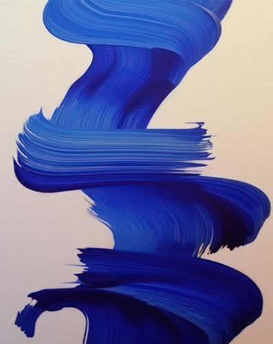 Auffälliges abstraktes blaues
