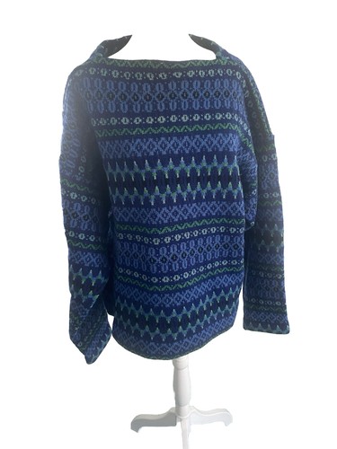 Vintage ski sweater made - p&m,